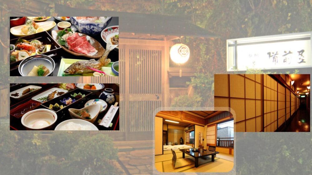 郡上八幡　備前屋　施設外観　食事　客室