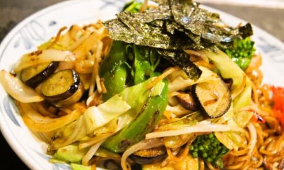 郡上八幡　鉄板料理泉坂　メニュー　山賊そば