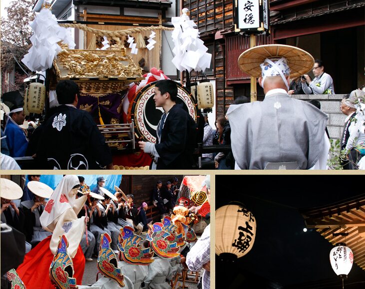 郡上八幡城　郡上おどり