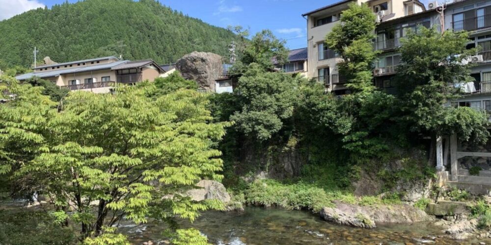 郡上　旅館　三冨久　景色