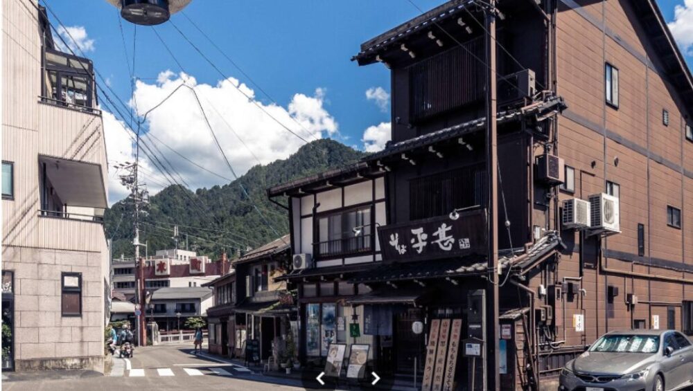 郡上八幡　そばの平甚　店舗外観